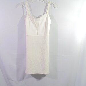 Jacaranda slip dress  white vintage Medium